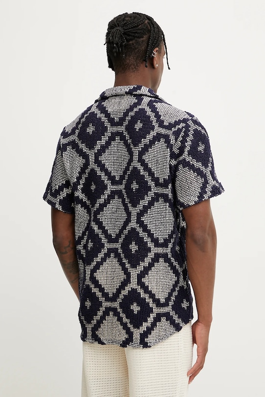 Одежда Рубашка OAS 7013.03 тёмно-синий