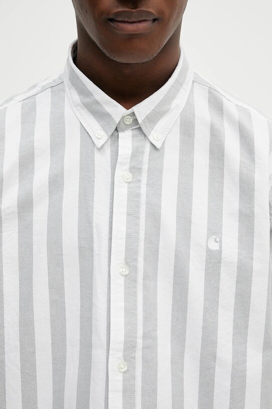 Carhartt WIP cămașă din bumbac L/S Dillion Shirt albastru I033027.2SOXX