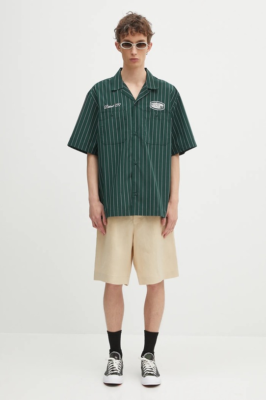 Carhartt WIP shirt S/S Hendry Shirt I034534.2Y4XX green