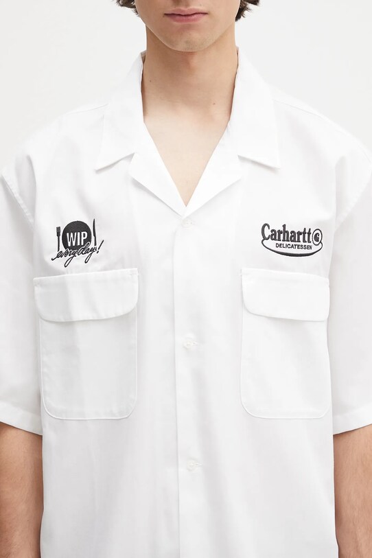 Carhartt WIP shirt S/S Deli Shirt white I034738.00AXX