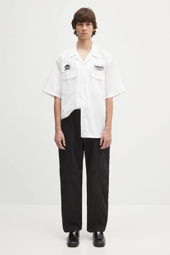 Carhartt WIP shirt S/S Deli Shirt I034738.00AXX white