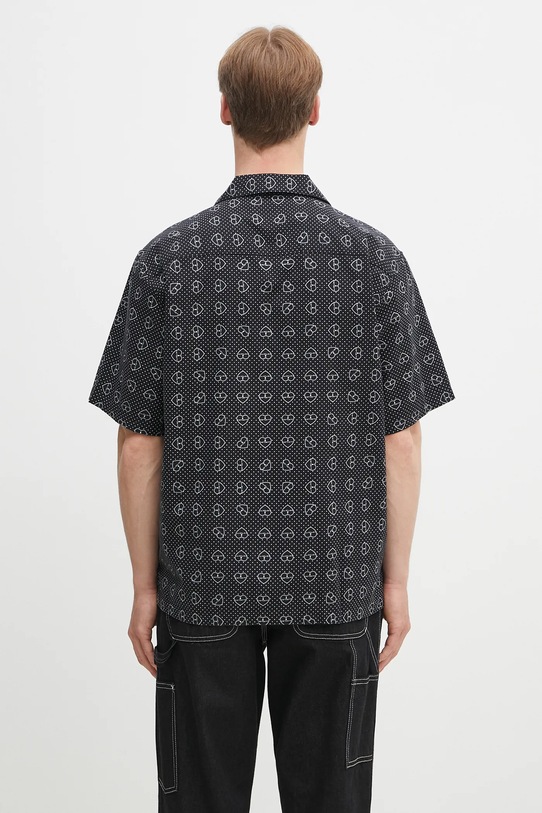 Odjeća Pamučna košulja Carhartt WIP S/S Furoshiki Shirt I034549.2SQXX crna