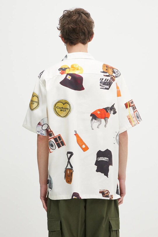 Ρούχα Πουκάμισο Carhartt WIP S/S Jacob Rochester Shirt I034574.2UKXX μπεζ