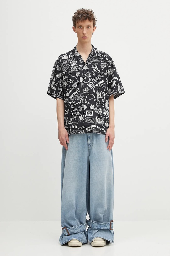 Бавовняна сорочка Carhartt WIP S/S State Souvenir Shirt I034550.2ULXX чорний