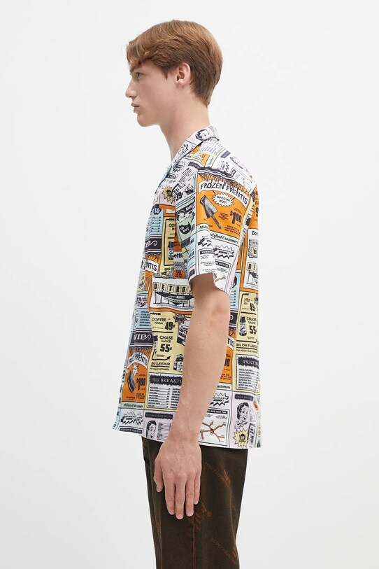 Carhartt WIP camicia in lino misto S/S Catalogue Shirt I034548.2UDXX multicolore SS25