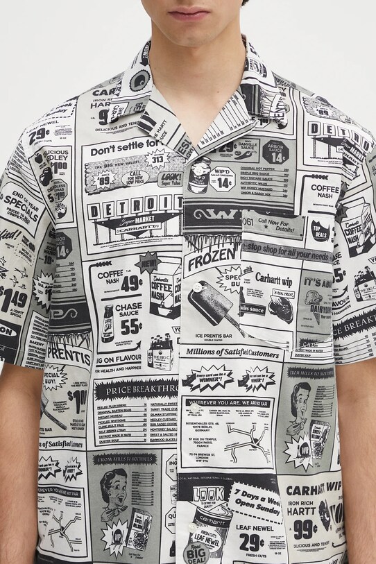 Сорочка Carhartt WIP S/S Catalogue Shirt барвистий I034548.2UEXX