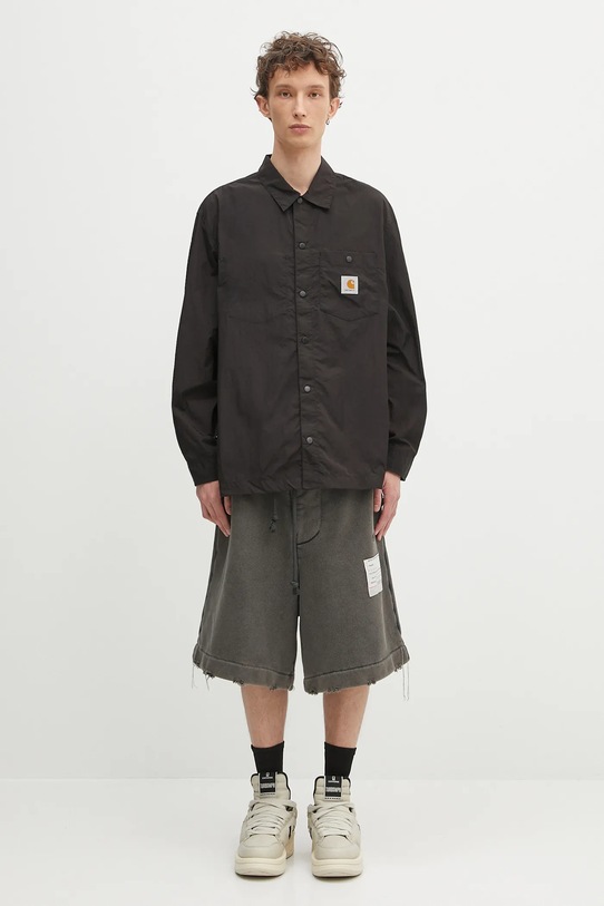 Carhartt WIP koszula Canby Shirt Jac I035243.0D2XX czarny