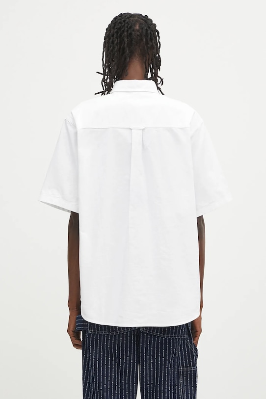 Clothing Carhartt WIP cotton shirt S/S Braxton Shirt I031454.00AXX white