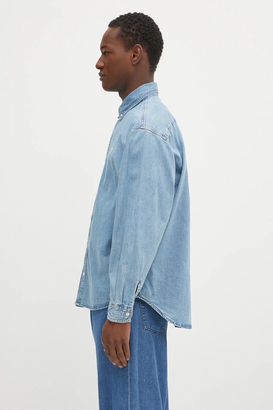 Carhartt WIP cămașă jeans L/S Lucas Shirt I034525.135 albastru AW25