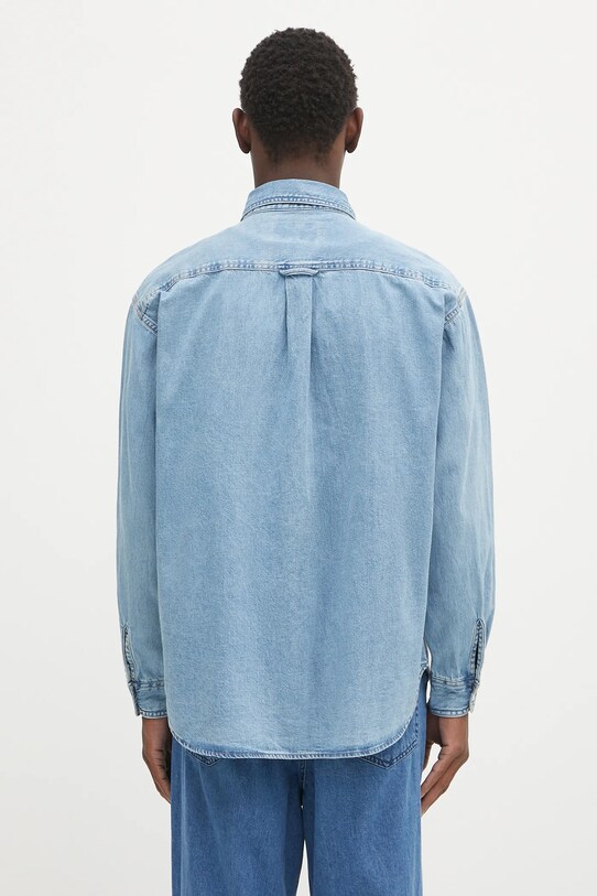 Îmbrăcăminte Carhartt WIP cămașă jeans L/S Lucas Shirt I034525.135 albastru