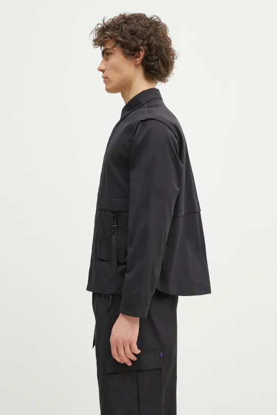 Alpha Industries koszula Utility Overshirt 756116.03 czarny SS25