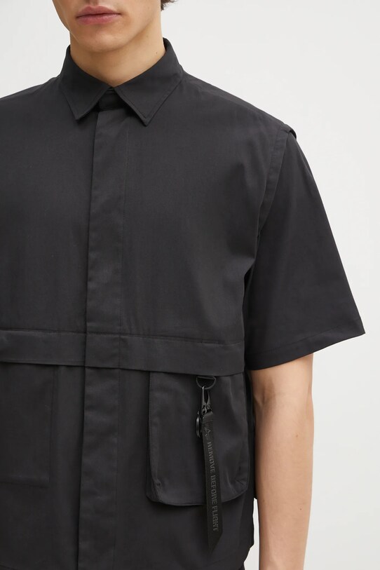 Košile Alpha Industries Short Sleeve Utility Shirt černá 756117.03