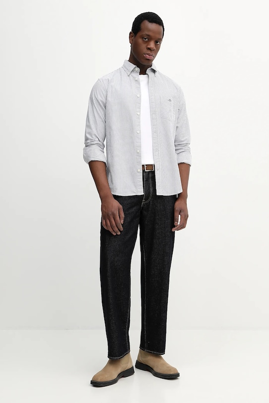 Gant koszula bawełniana 3000230 niebieski AW25