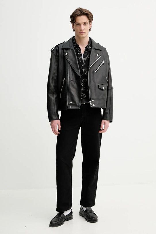 The Kooples cămașă HCCL30019K negru SS25