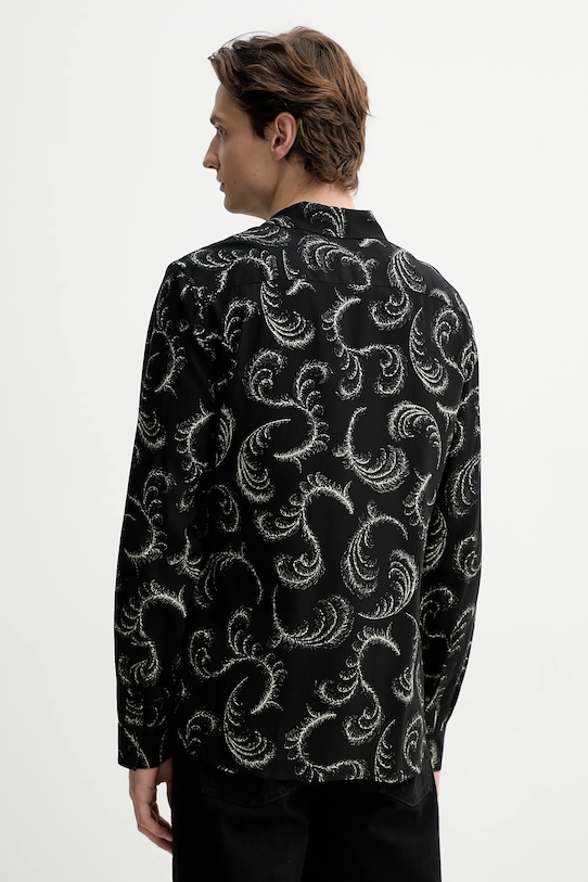 Îmbrăcăminte The Kooples cămașă HCCL30019K negru