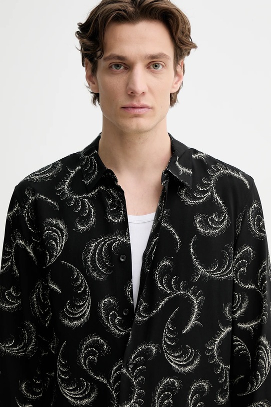 The Kooples cămașă negru HCCL30019K