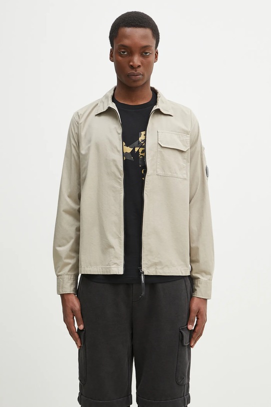 Pamučna jakna C.P. Company bez tople podstave bež 18CMOS124A110143G