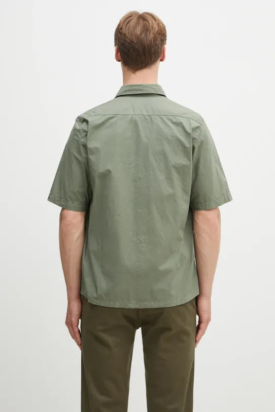 Odzież C.P. Company koszula bawełniana 18CMSH249A005328G zielony