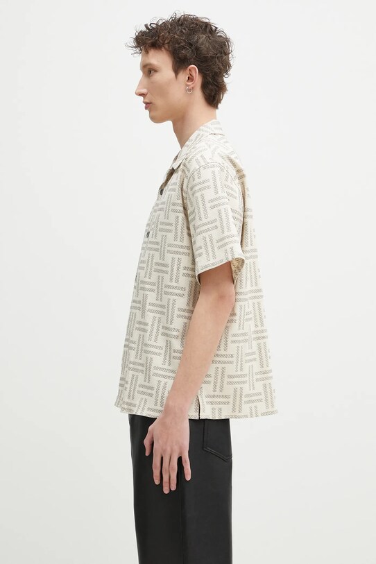 Košile Kenzo FF55CH1109JF.10 béžová SS25