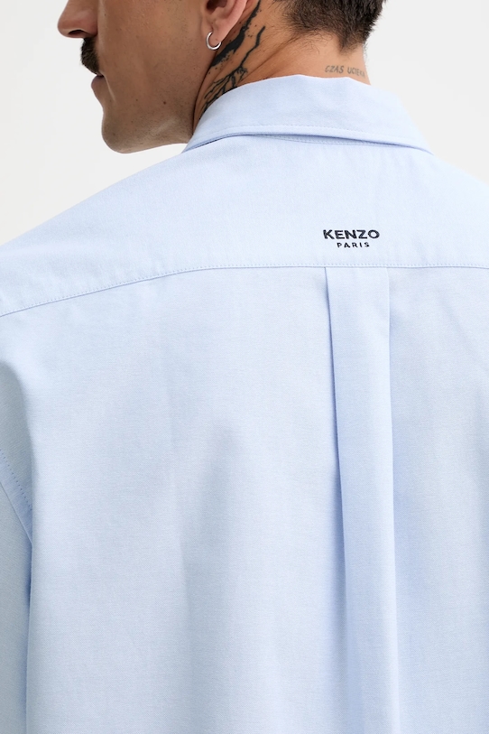Kenzo koszula bawełniana FF55CH1279LO.64 niebieski