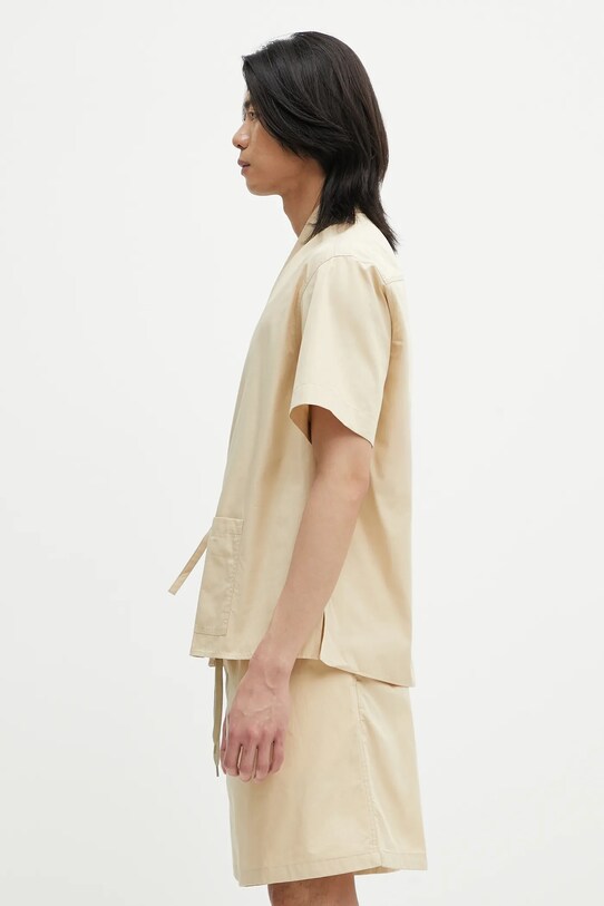 Бавовняна сорочка Kenzo FF55CH1289SC.11 бежевий SS25