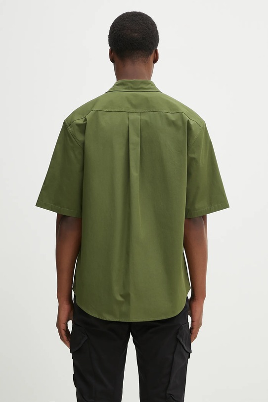 Odzież Kenzo koszula bawełniana FF55CH1299LP.50 zielony