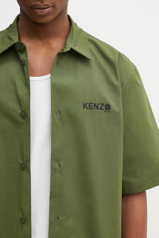 Kenzo koszula bawełniana zielony FF55CH1299LP.50