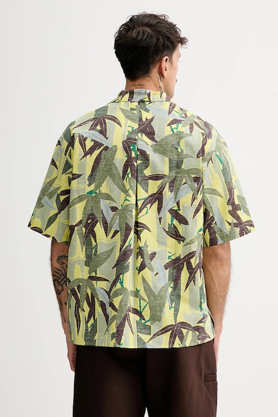 Îmbrăcăminte Kenzo cămașă din amestec de in FF55CH1309P1.45 verde