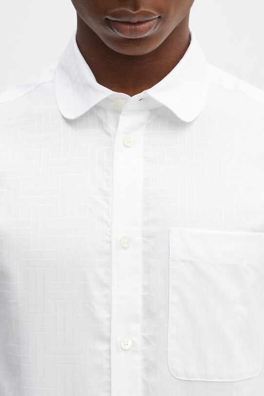 Pamučna košulja Kenzo bijela FF55CH2029JA.01