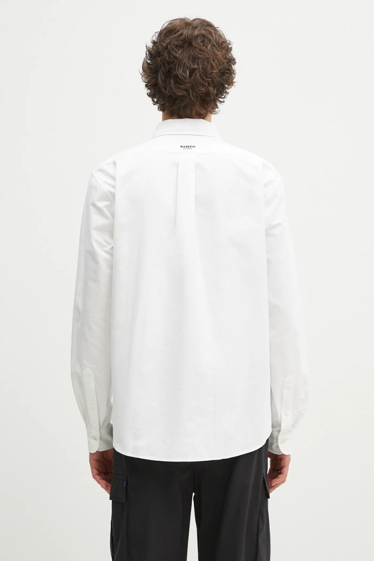 Odzież Kenzo koszula bawełniana FF55CH4109LO.01 biały