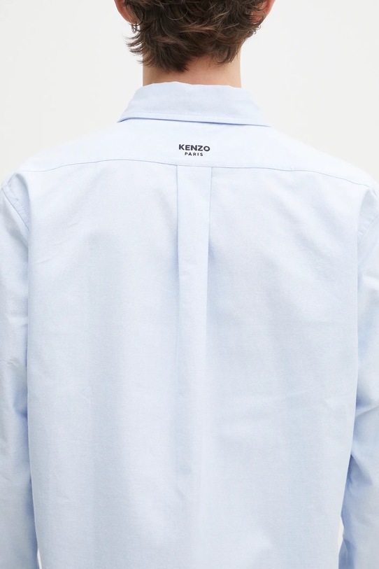 Βαμβακερό πουκάμισο Kenzo μπλε FF55CH4109LO.64