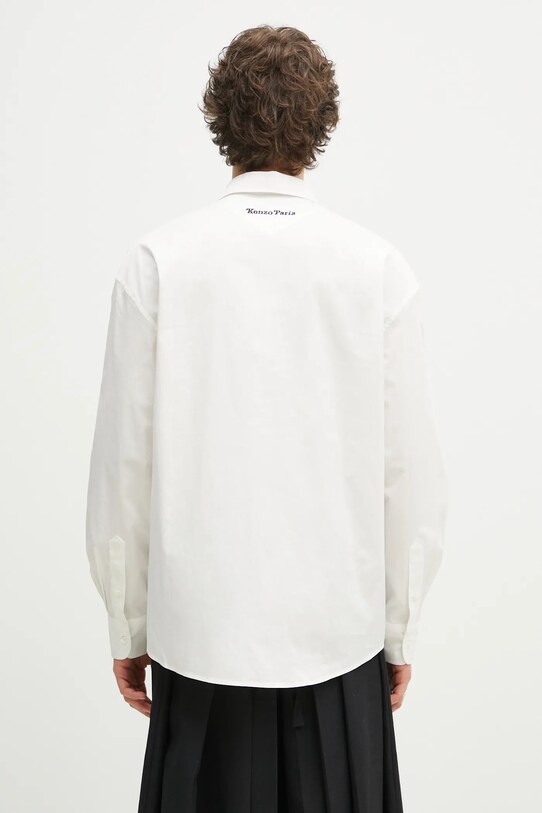 Odzież Kenzo koszula bawełniana FF55CH4309P2.01 biały