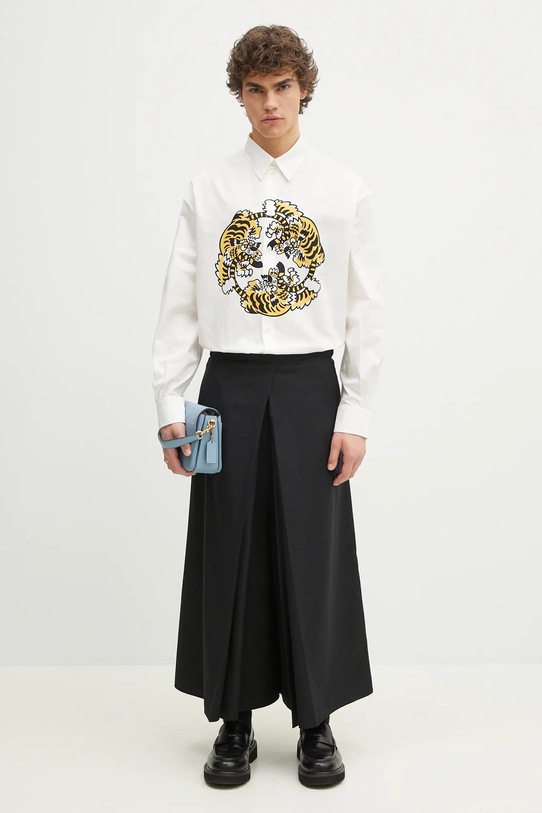 Kenzo camicia in cotone FF55CH4309P2.01 bianco