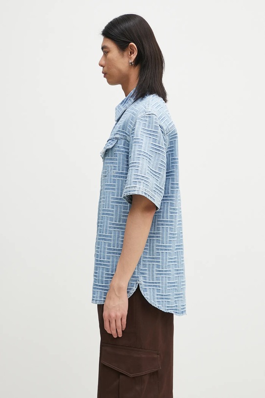 Kenzo koszula jeansowa FF55DC1026J4.DB niebieski SS25
