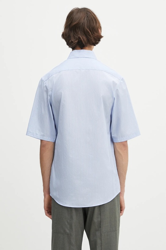 Îmbrăcăminte Martine Rose cămașă din bumbac Casual 466WS15509 albastru