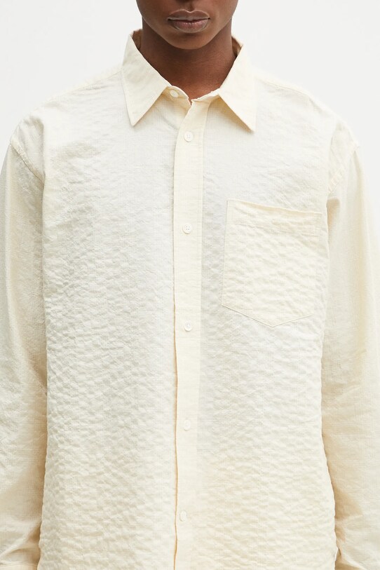 Norse Projects cămașă Mo Oversized Check Shirt bej N40.0820.2064