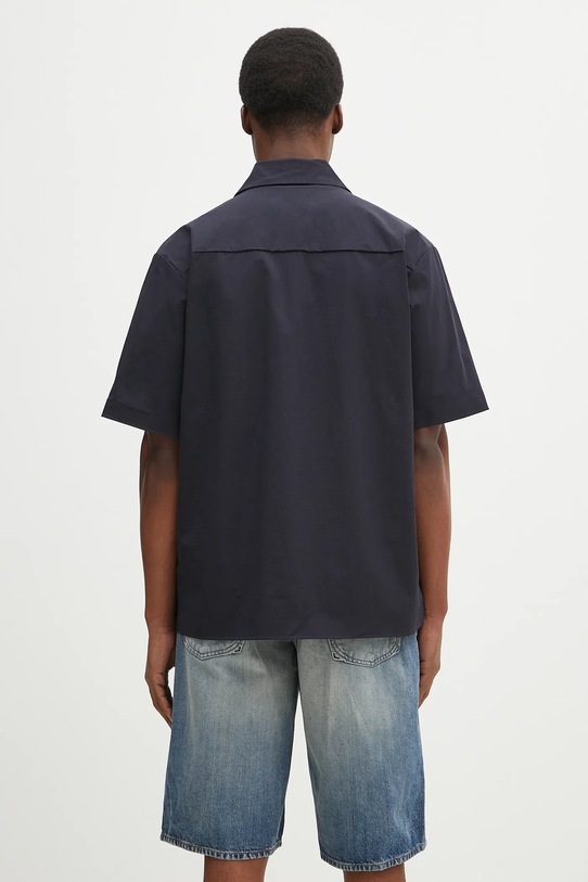 Clothing Norse Projects shirt Hermann Travel Light SS N40.0824.7004 navy