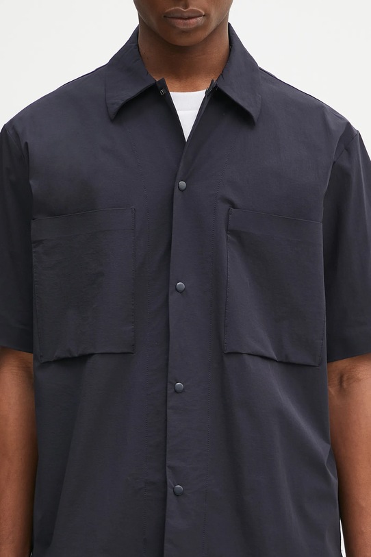 Norse Projects shirt Hermann Travel Light SS navy N40.0824.7004