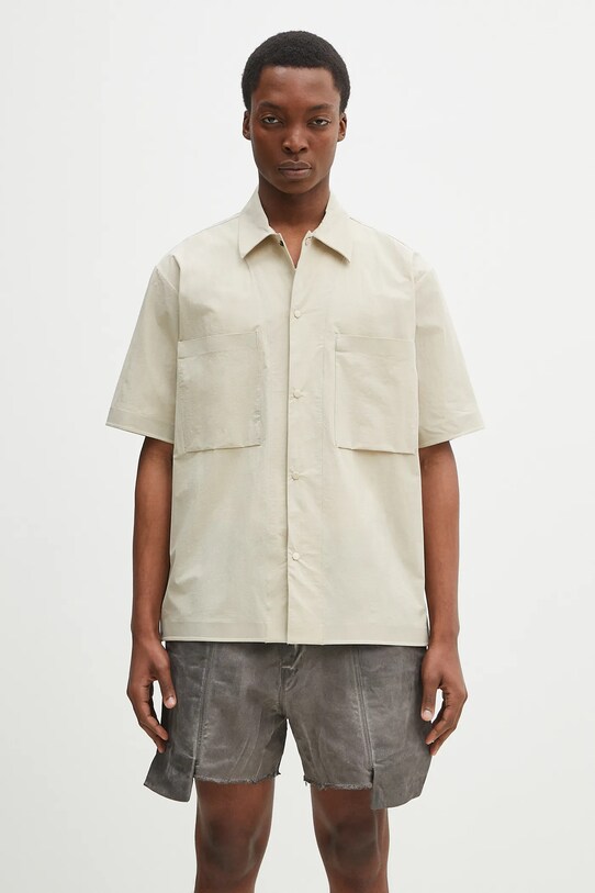 Рубашка Norse Projects Hermann Travel Light SS casual бежевый N40.0824.0920
