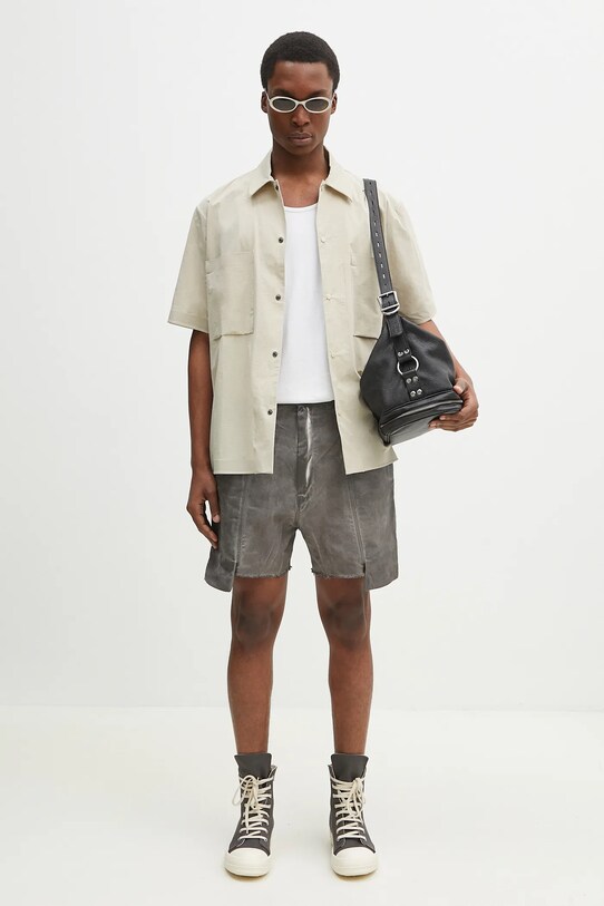 Norse Projects camicia Hermann Travel Light SS N40.0824.0920 beige