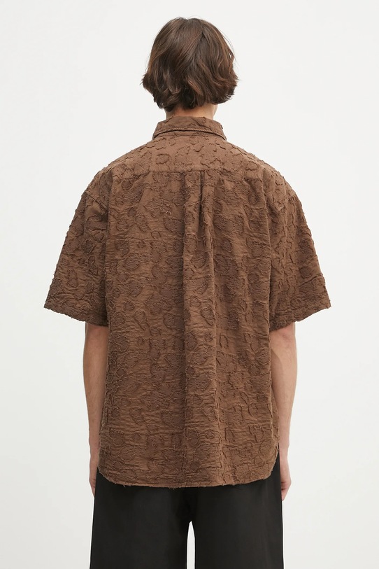 Odzież Norse Projects koszula Mo Oversized Fil Coupe SS Shirt N40.0830.2033 brązowy