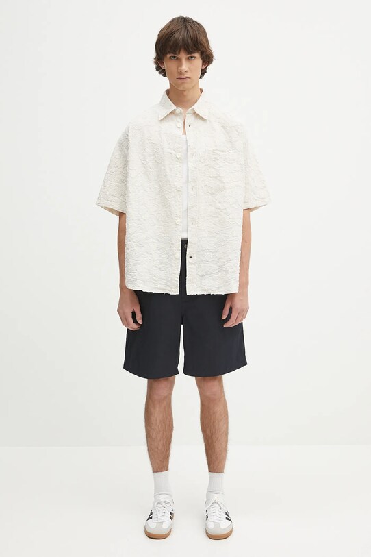 Košile Norse Projects Mo Oversized Fil Coupe SS Shirt N40.0830.0957 béžová