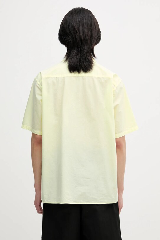 Odzież Norse Projects koszula Carsten Cotton Tencel Shirt N40.0579.3043 żółty