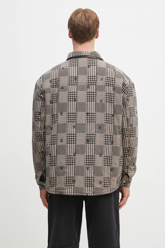 Одежда Куртка Daily Paper Quilted Shield Ls Shirt 2511020 бежевый