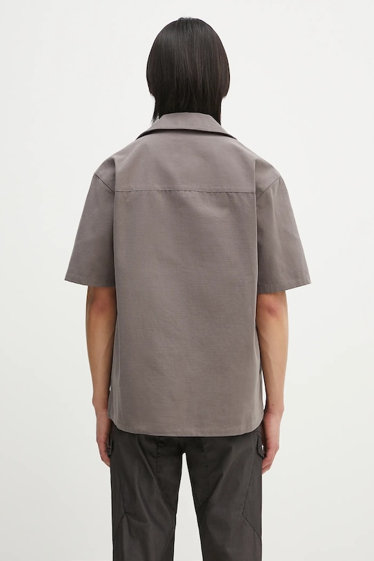 Abbigliamento Daily Paper camicia in cotone Chain Stitch Ss Shirt 2511125 grigio