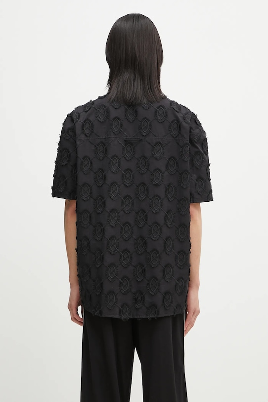 Одяг Бавовняна сорочка Daily Paper Trophy Shield Ss Shirt 2511156 чорний