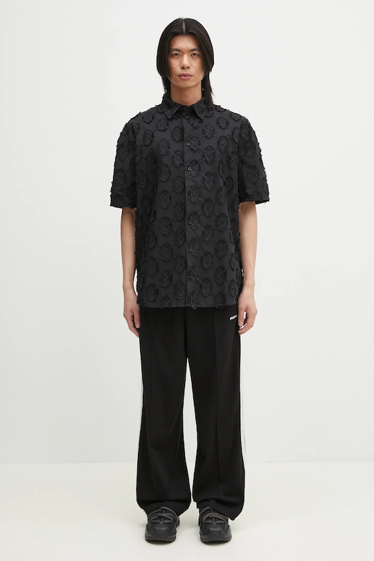 Бавовняна сорочка Daily Paper Trophy Shield Ss Shirt 2511156 чорний