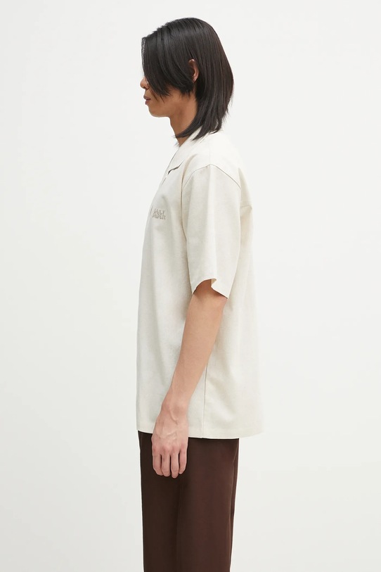 Daily Paper koszula Linen Ss Shirt 2511123 beżowy SS25