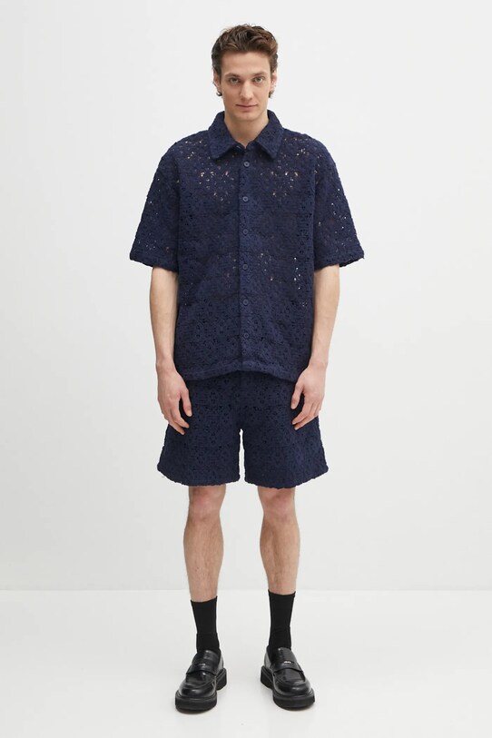 Daily Paper shirt Lace Shield Ss Shirt 2511118 navy