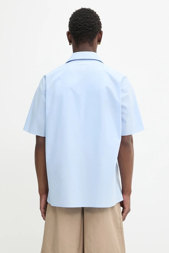 Одяг Бавовняна сорочка MM6 Maison Margiela SH2DR0004.M35256.479 блакитний